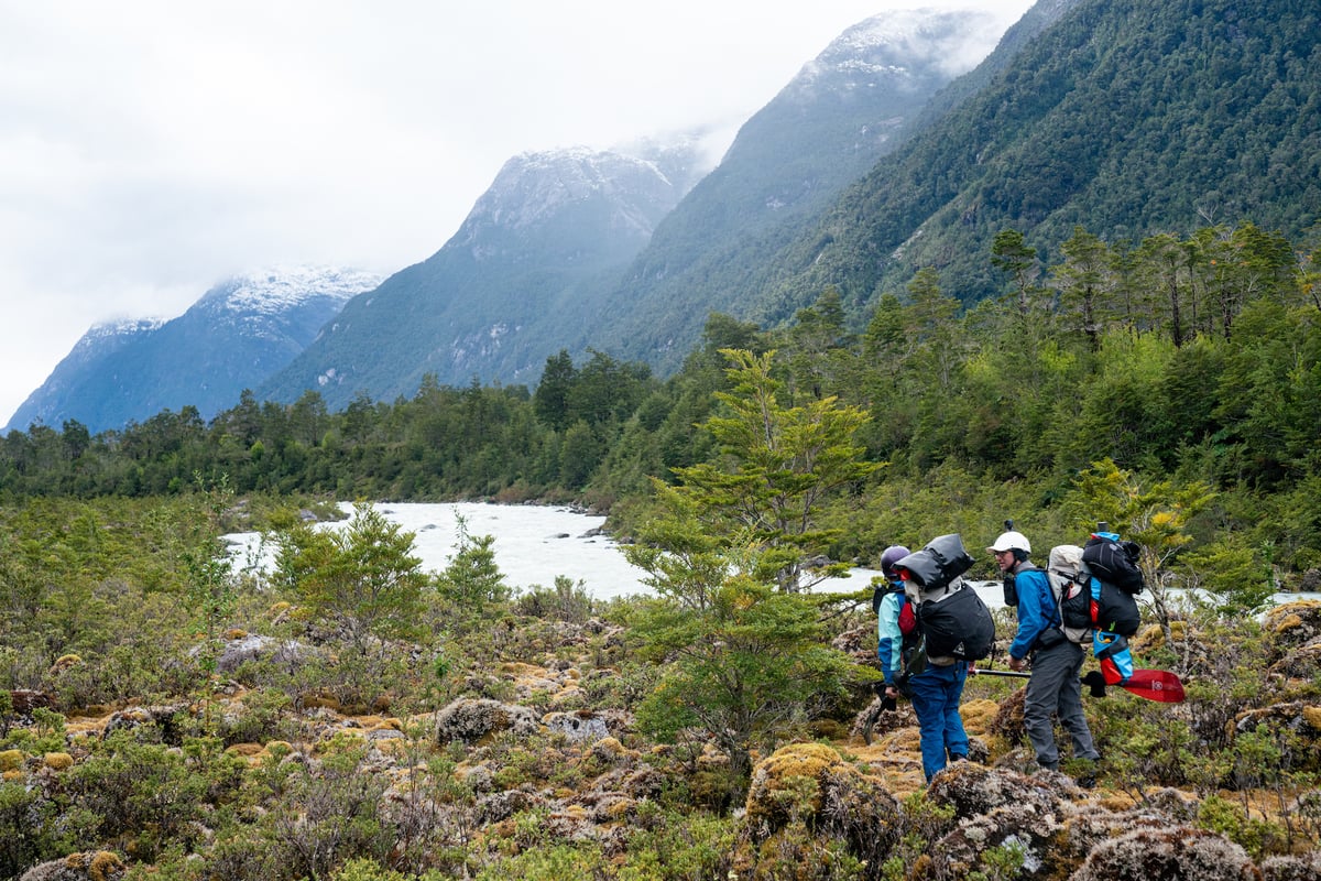Keelin & Clay backpacking in Patagonia, Chile